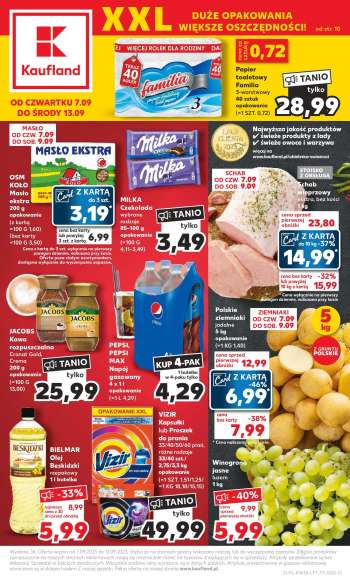 Leták Kaufland - 7.9.2023 - 13.9.2023.