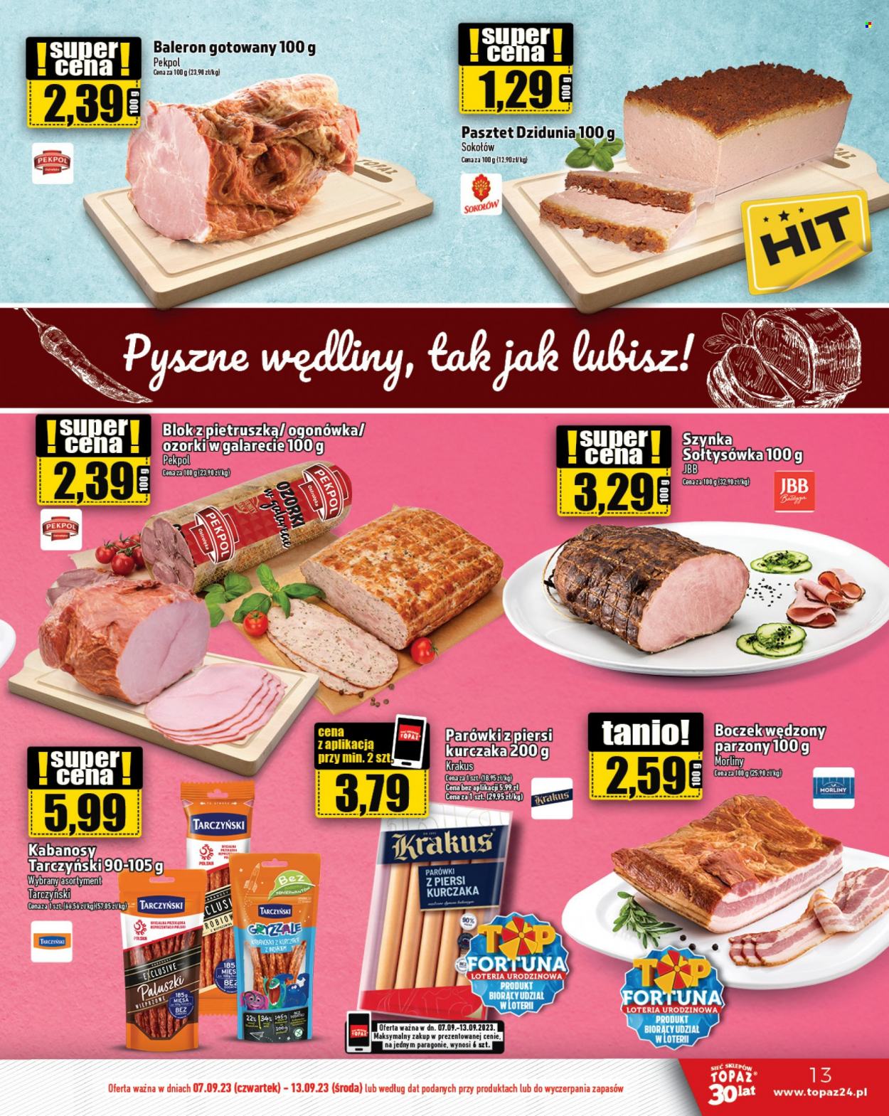 Gazetka Topaz - 7.09.2023 - 13.09.2023. Strona 13