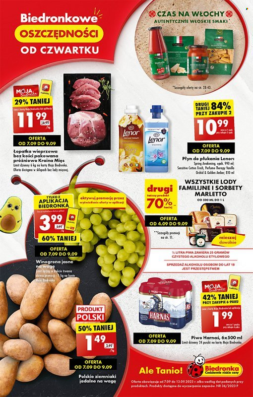 Gazetka Biedronka - 7.09.2023 - 13.09.2023. Strona 1