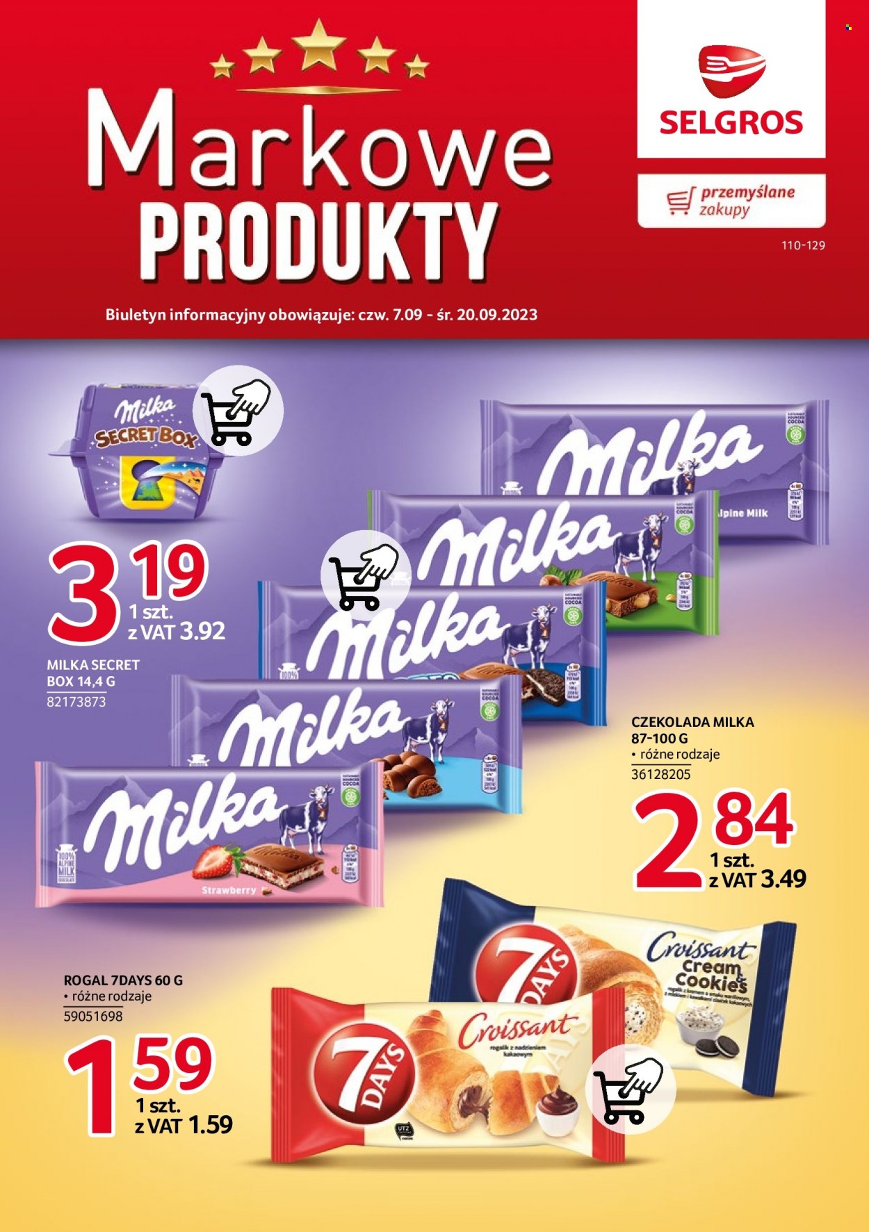 Gazetka Selgros - 7.09.2023 - 20.09.2023. Strona 1