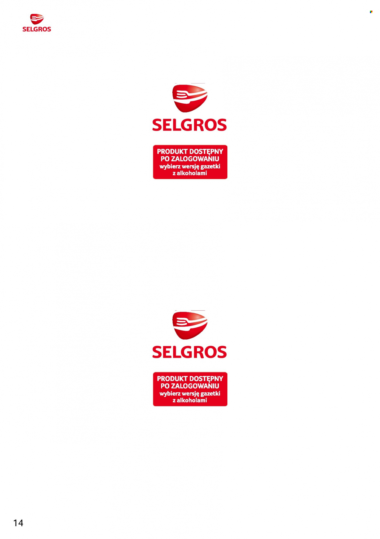 Gazetka Selgros - 7.09.2023 - 20.09.2023. Strona 14