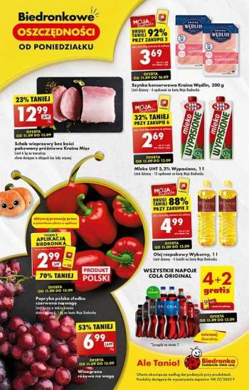 Gazetka Biedronka - 11.09.2023 - 16.09.2023.
