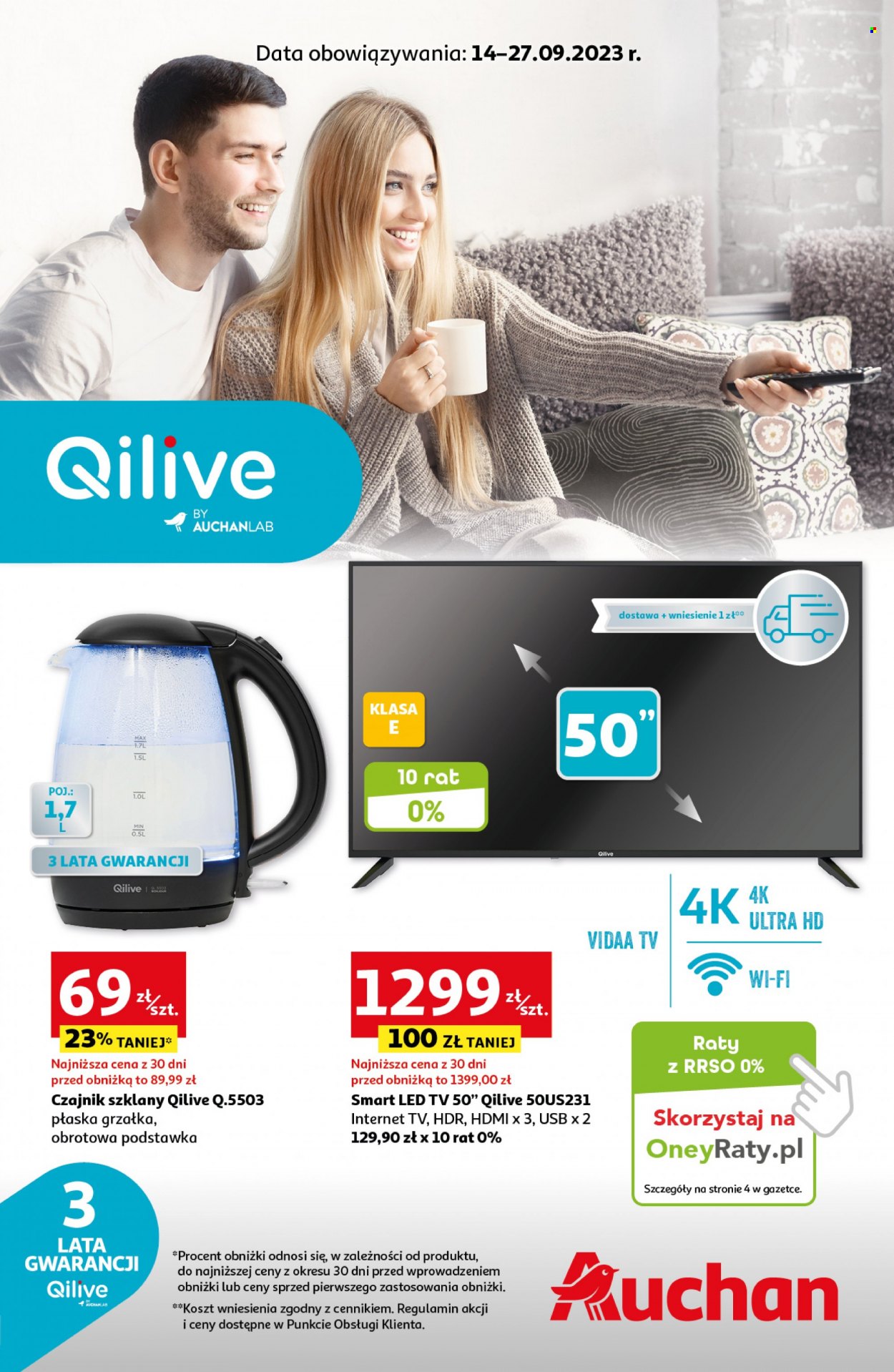 Gazetka Auchan - 14.09.2023 - 27.09.2023. Strona 1