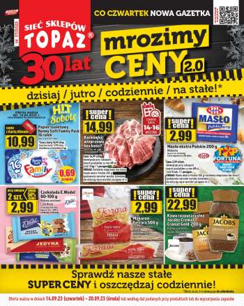 Gazetka Topaz - 14.09.2023 - 20.09.2023.