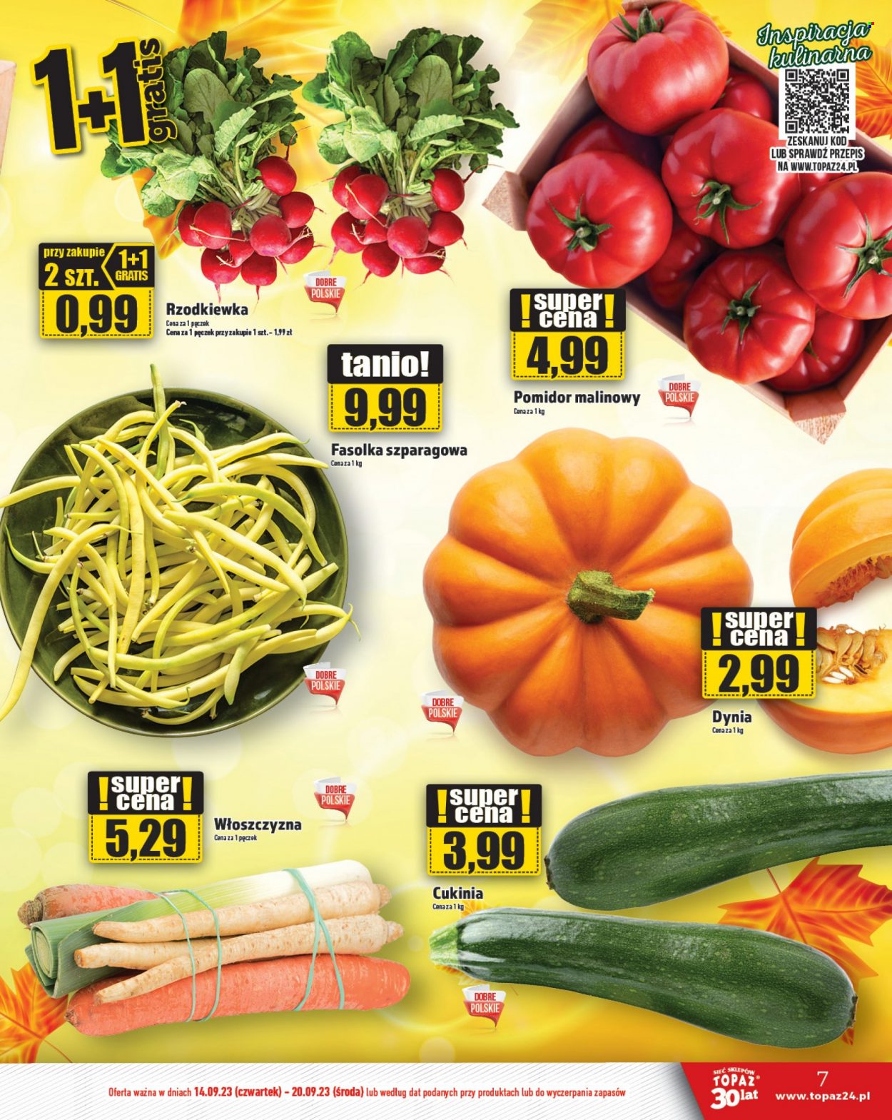 Gazetka Topaz - 14.09.2023 - 20.09.2023. Strona 7