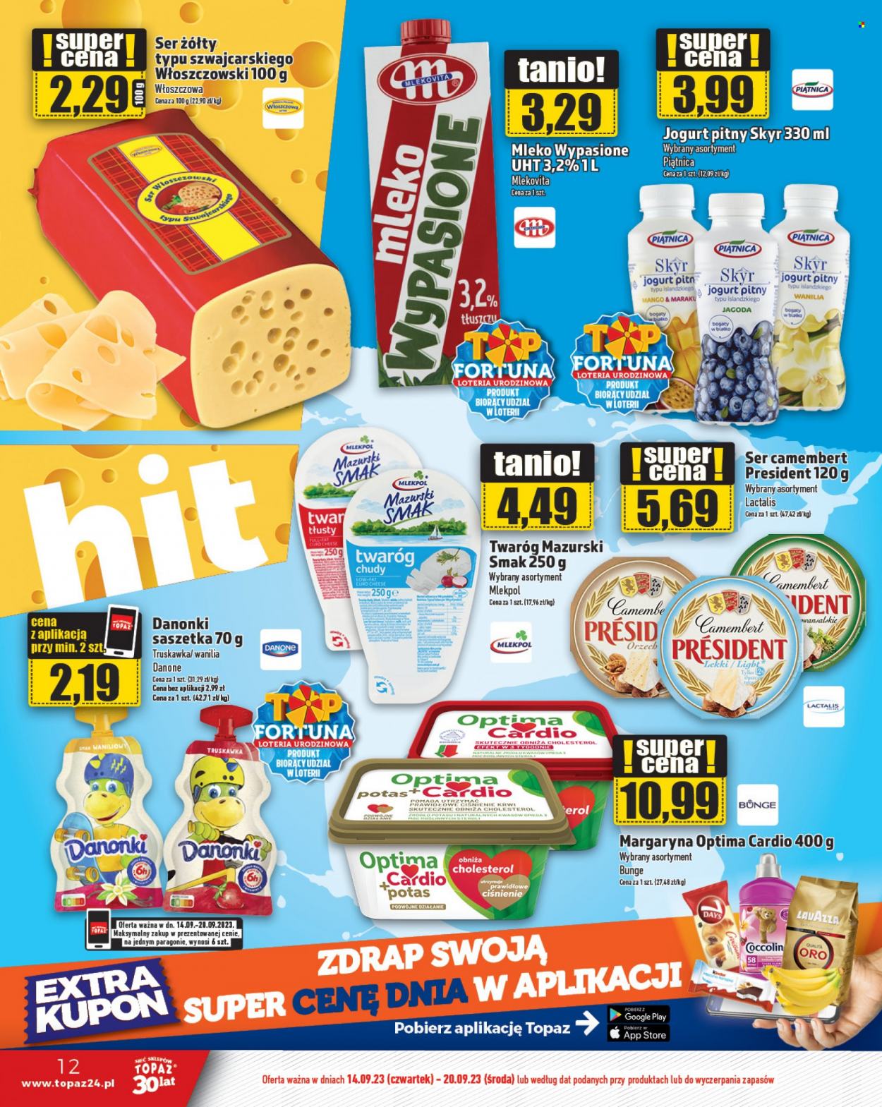 Gazetka Topaz - 14.09.2023 - 20.09.2023. Strona 12