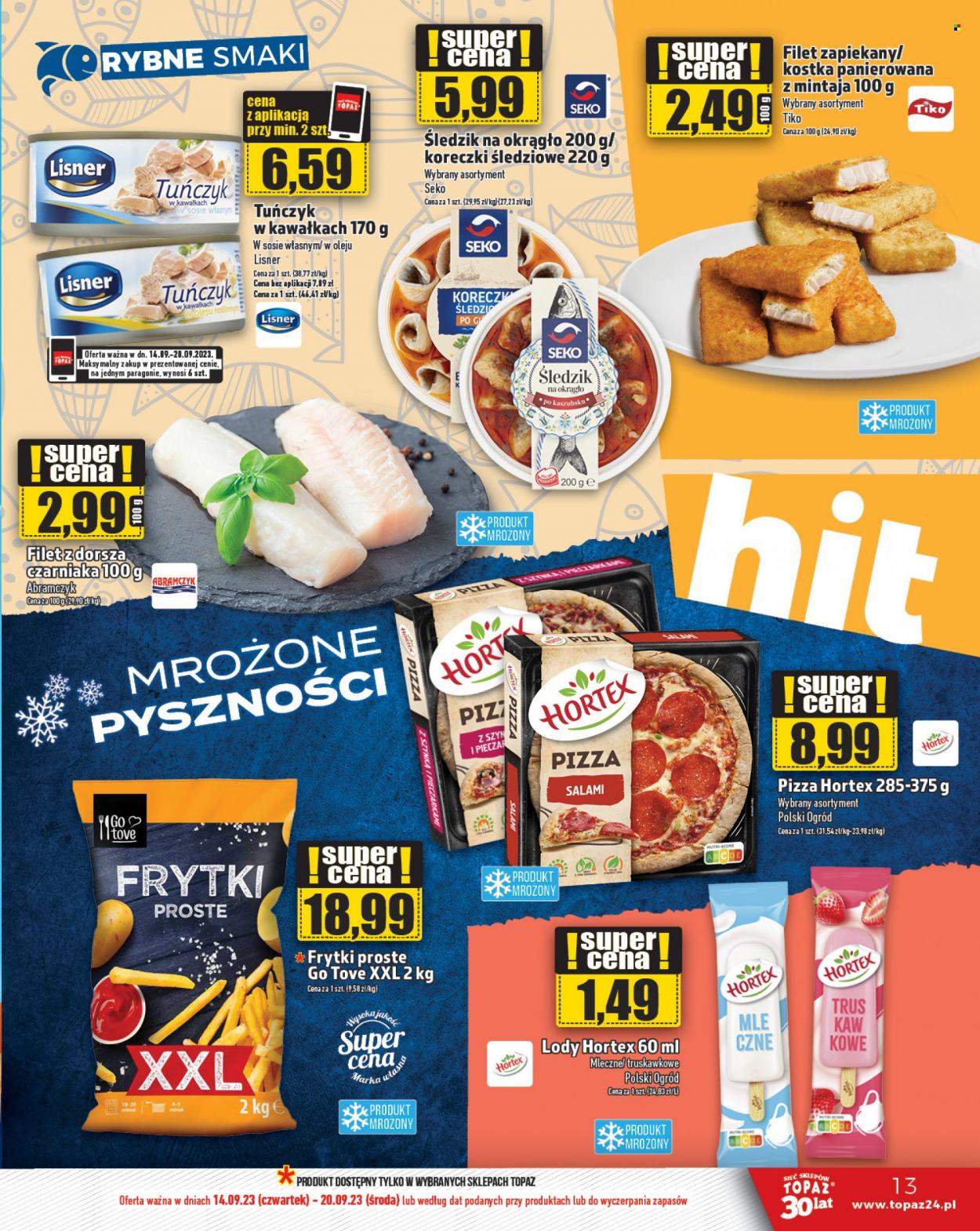 Gazetka Topaz - 14.09.2023 - 20.09.2023. Strona 13