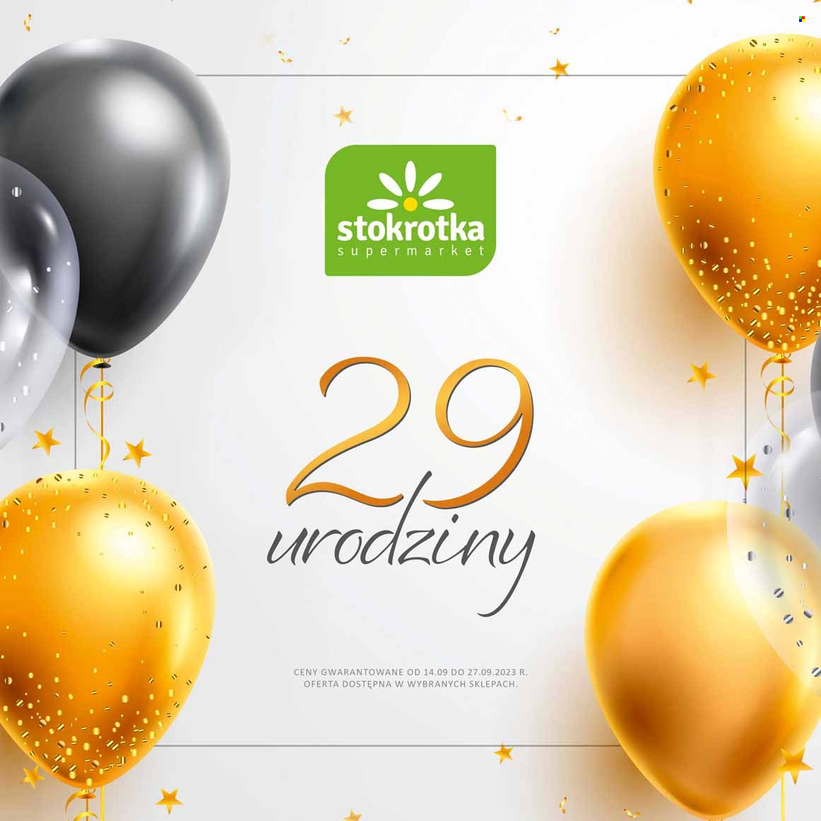 Gazetka Stokrotka Supermarket - 14.09.2023 - 27.09.2023. Strona 1