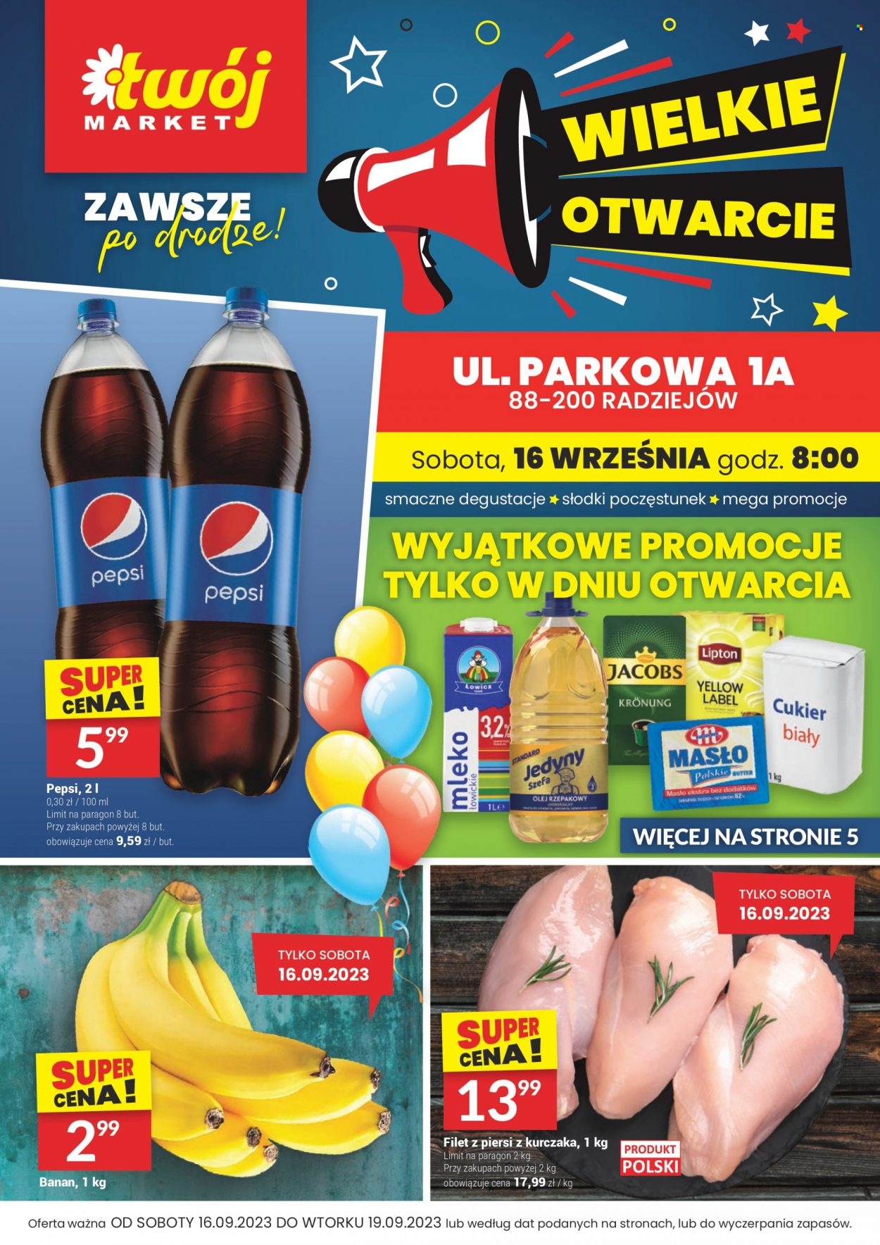Gazetka Twój Market - 16.09.2023 - 19.09.2023. Strona 1