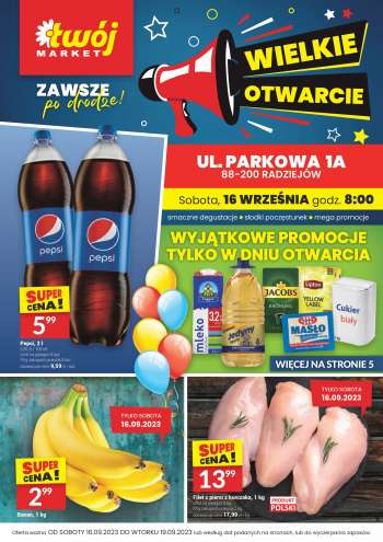 Gazetka Twój Market - 16.09.2023 - 19.09.2023.