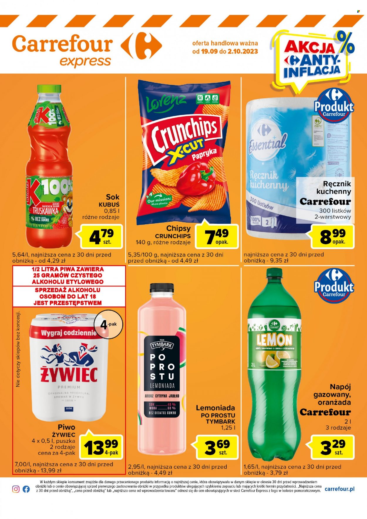 Gazetka Carrefour - 19.09.2023 - 2.10.2023. Strona 1