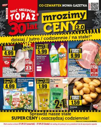 Gazetka Topaz - 21.09.2023 - 27.09.2023.