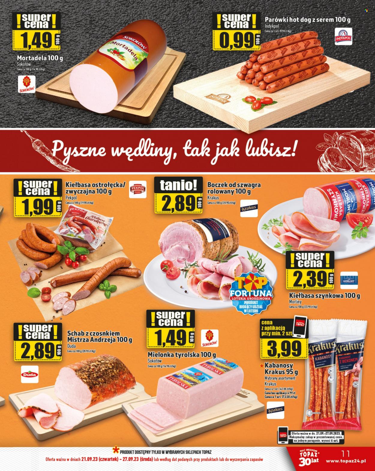 Gazetka Topaz - 21.09.2023 - 27.09.2023. Strona 11