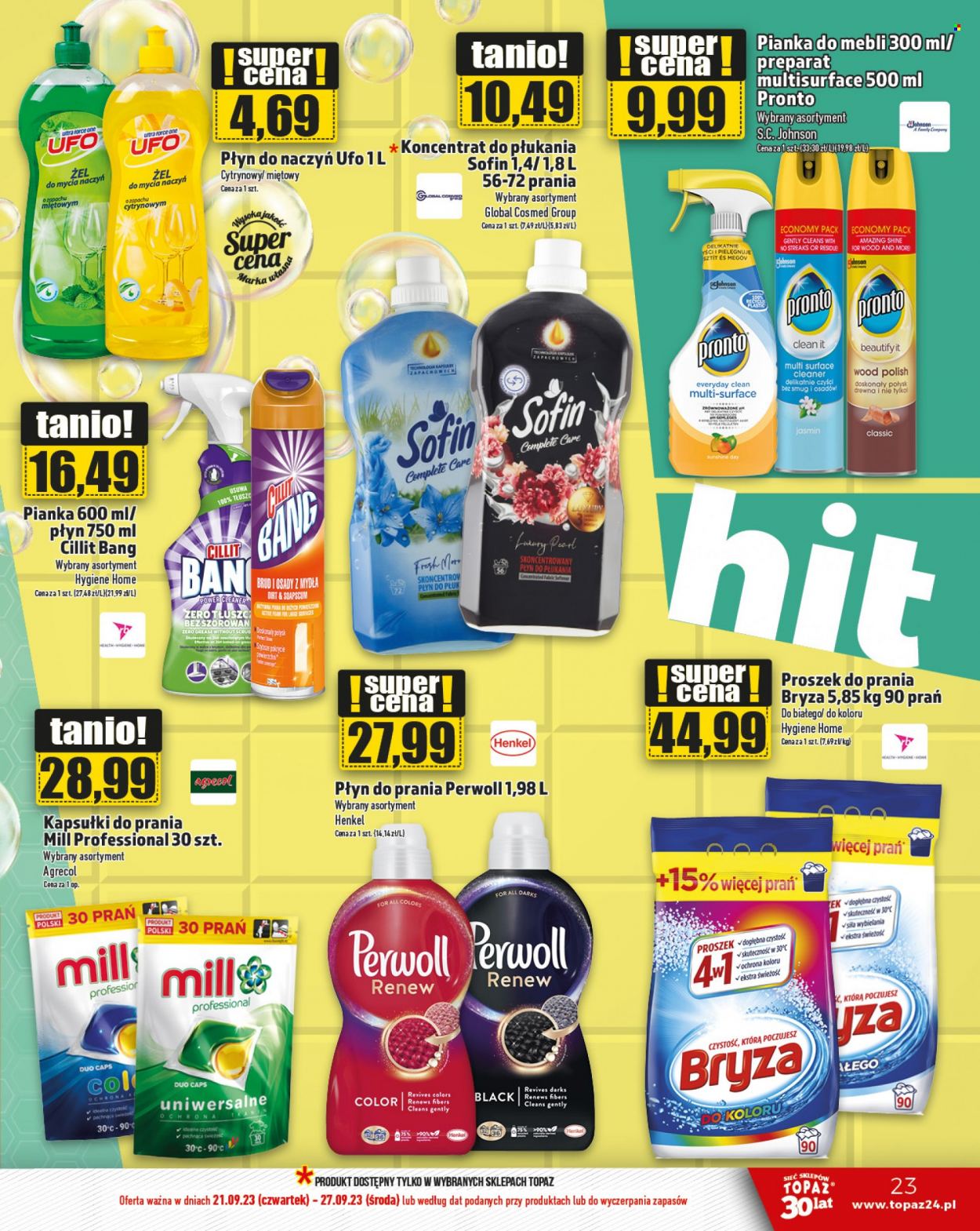 Gazetka Topaz - 21.09.2023 - 27.09.2023. Strona 23