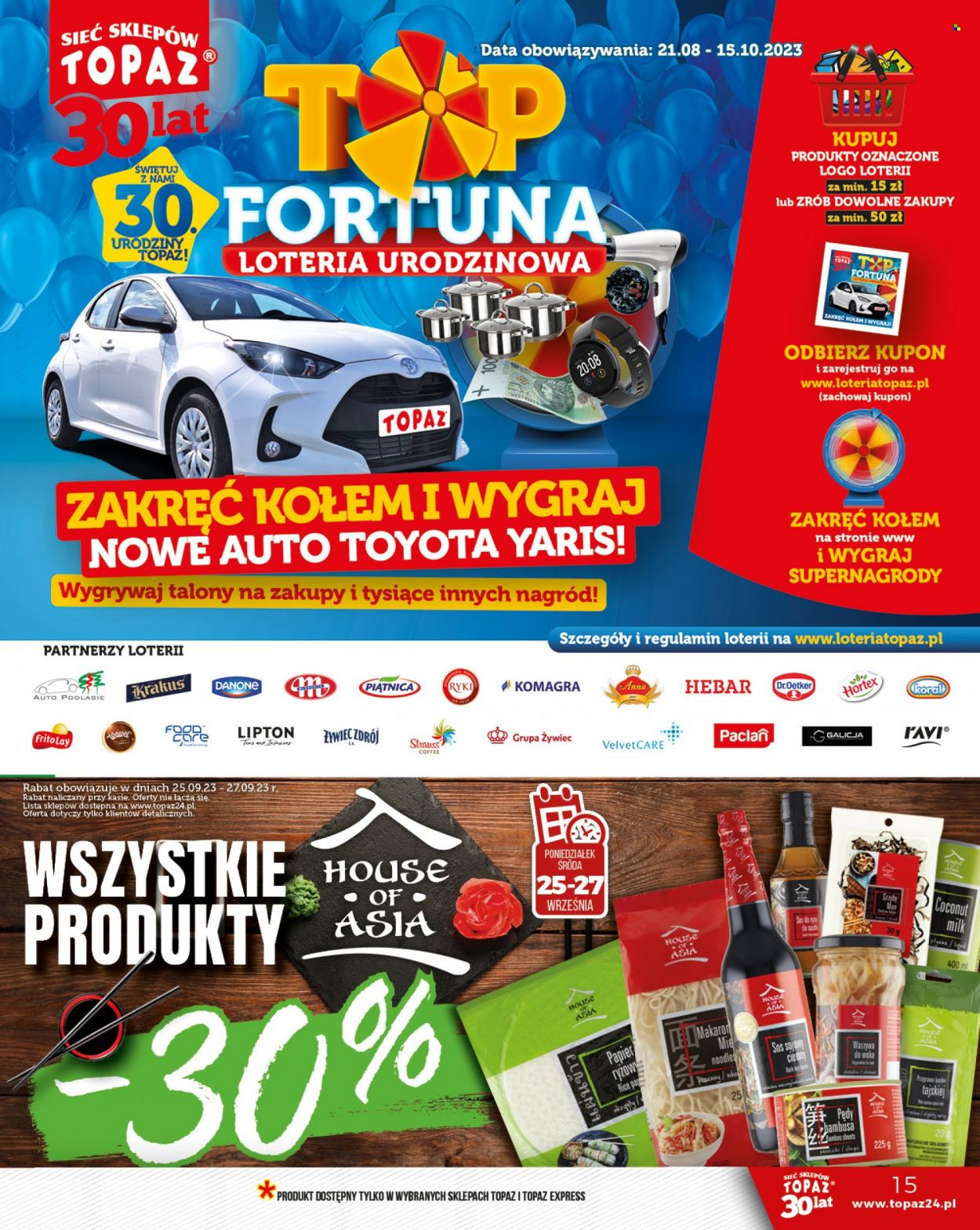 Gazetka Topaz - 21.09.2023 - 27.09.2023. Strona 15