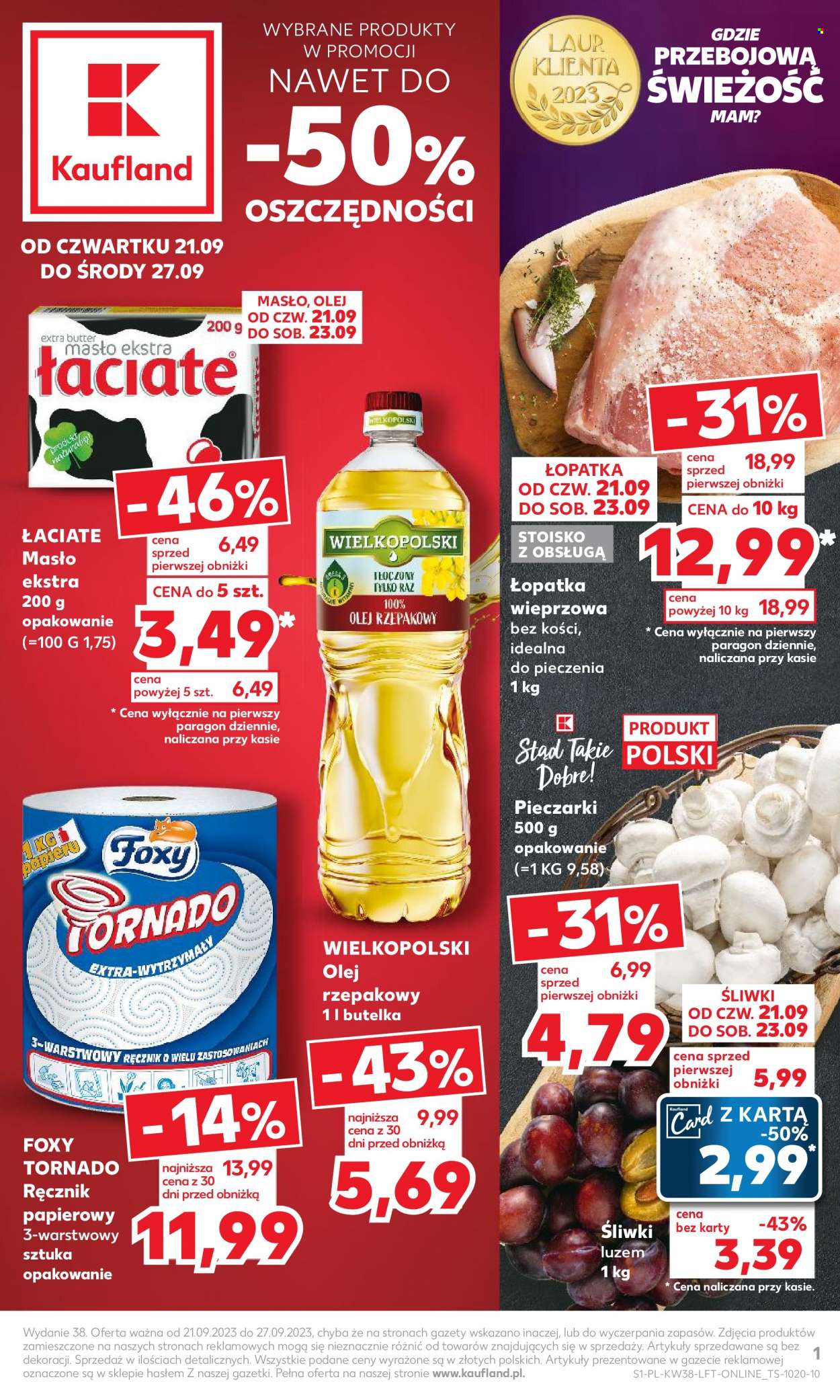 Gazetka Kaufland - 21.09.2023 - 27.09.2023. Strona 1