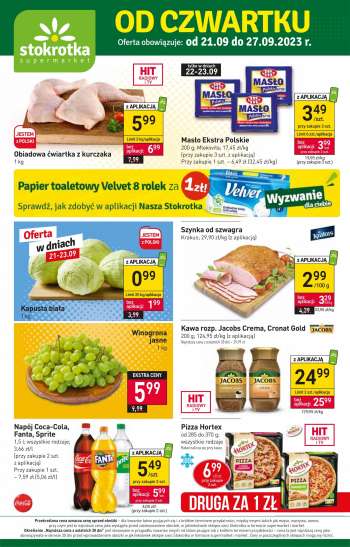 Gazetka Stokrotka Supermarket - 21.09.2023 - 27.09.2023.