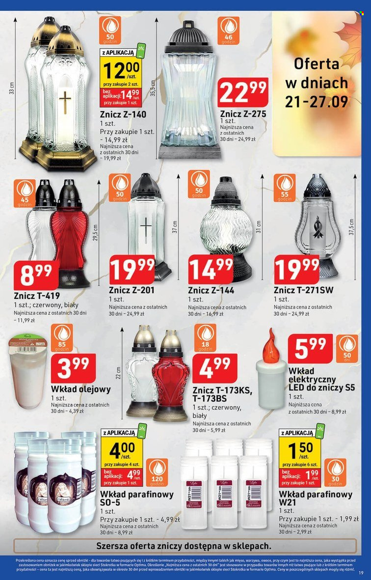 Gazetka Stokrotka Optima - 21.09.2023 - 27.09.2023. Strona 19