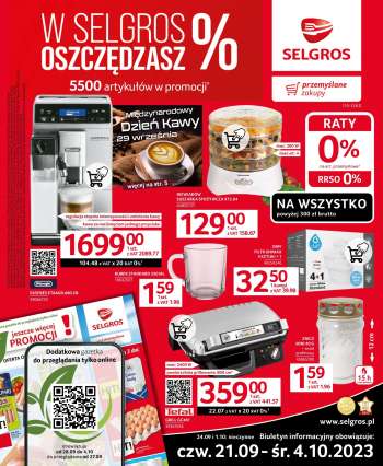 Gazetka Selgros - 21.09.2023 - 4.10.2023.
