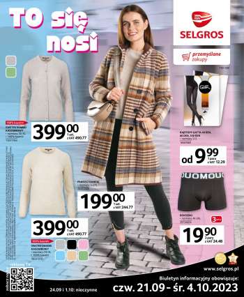Gazetka Selgros - 21.09.2023 - 4.10.2023.