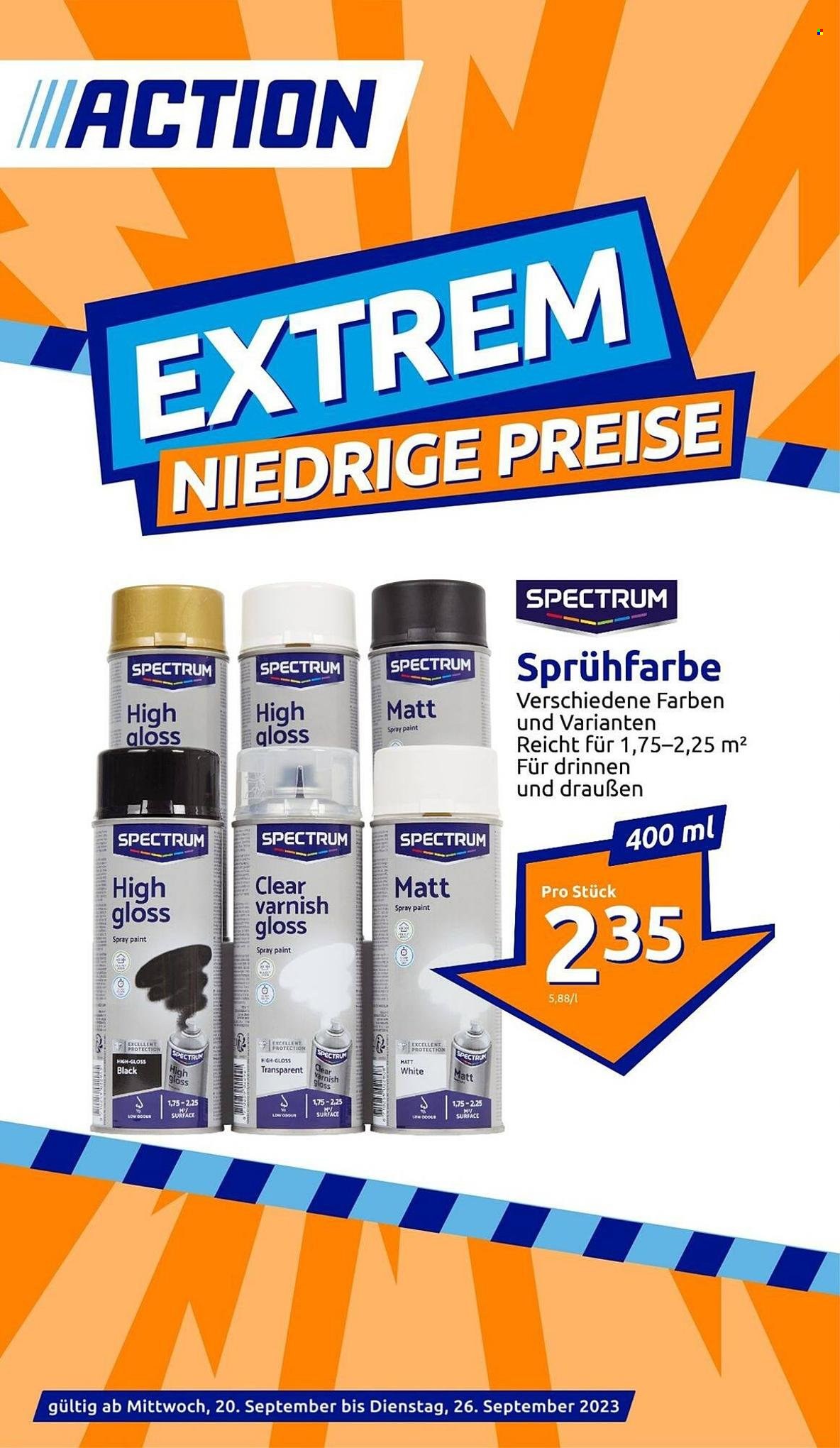Gazetka Action - 20.09.2023 - 26.09.2023. Strona 1