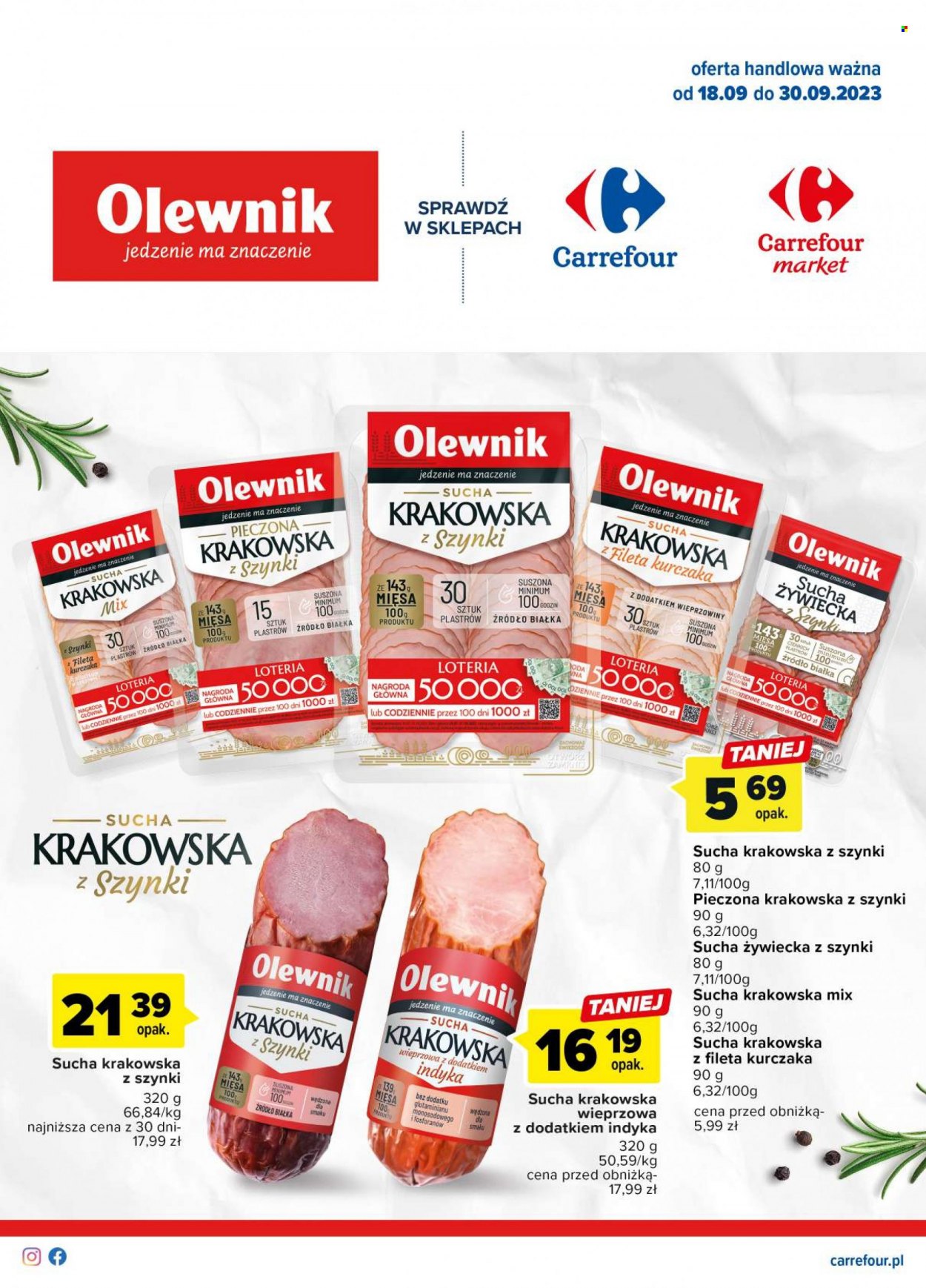 Gazetka Carrefour - 18.09.2023 - 30.09.2023. Strona 1