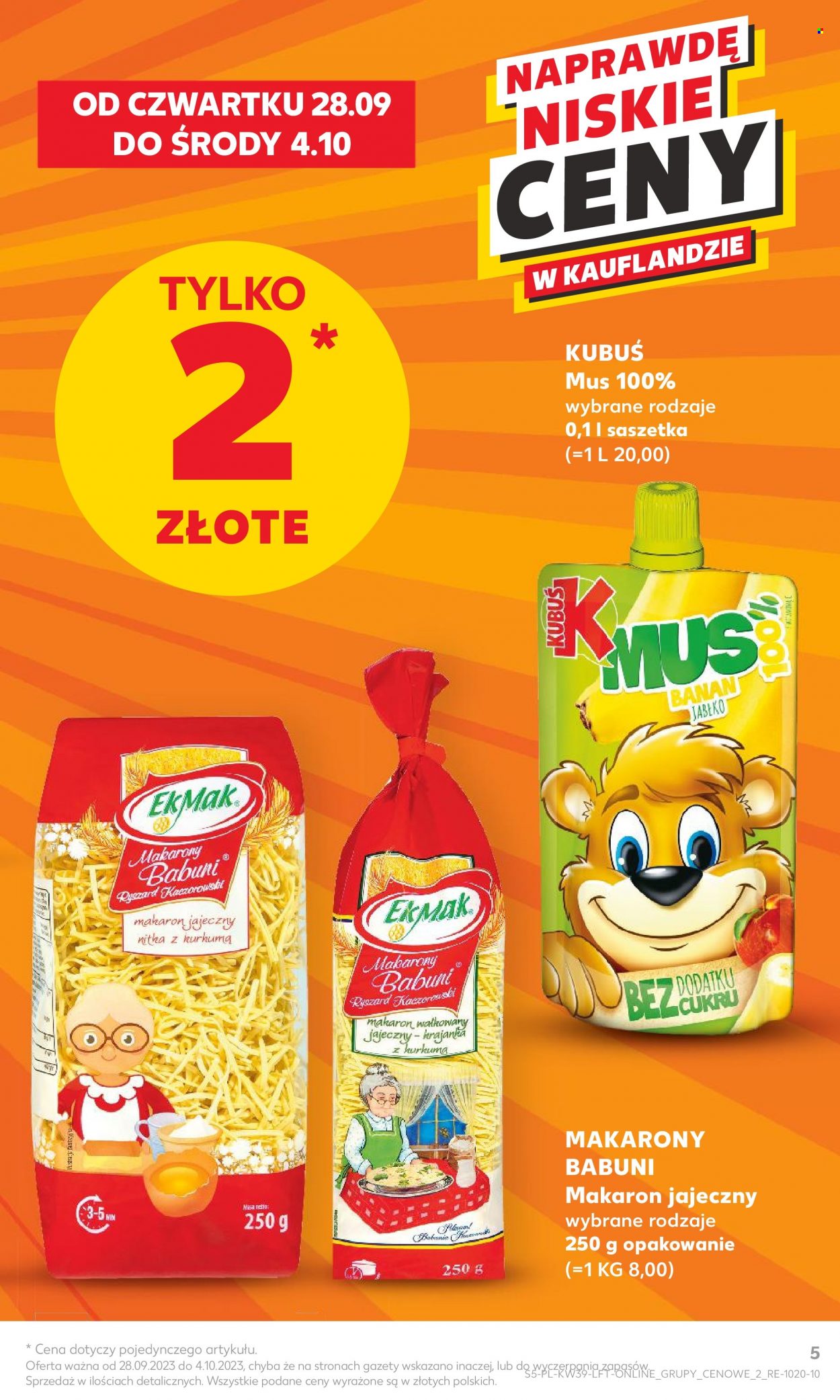 Gazetka Kaufland - 28.09.2023 - 4.10.2023. Strona 5
