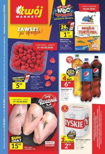 Gazetka Twój Market - 27.09.2023 - 3.10.2023.
