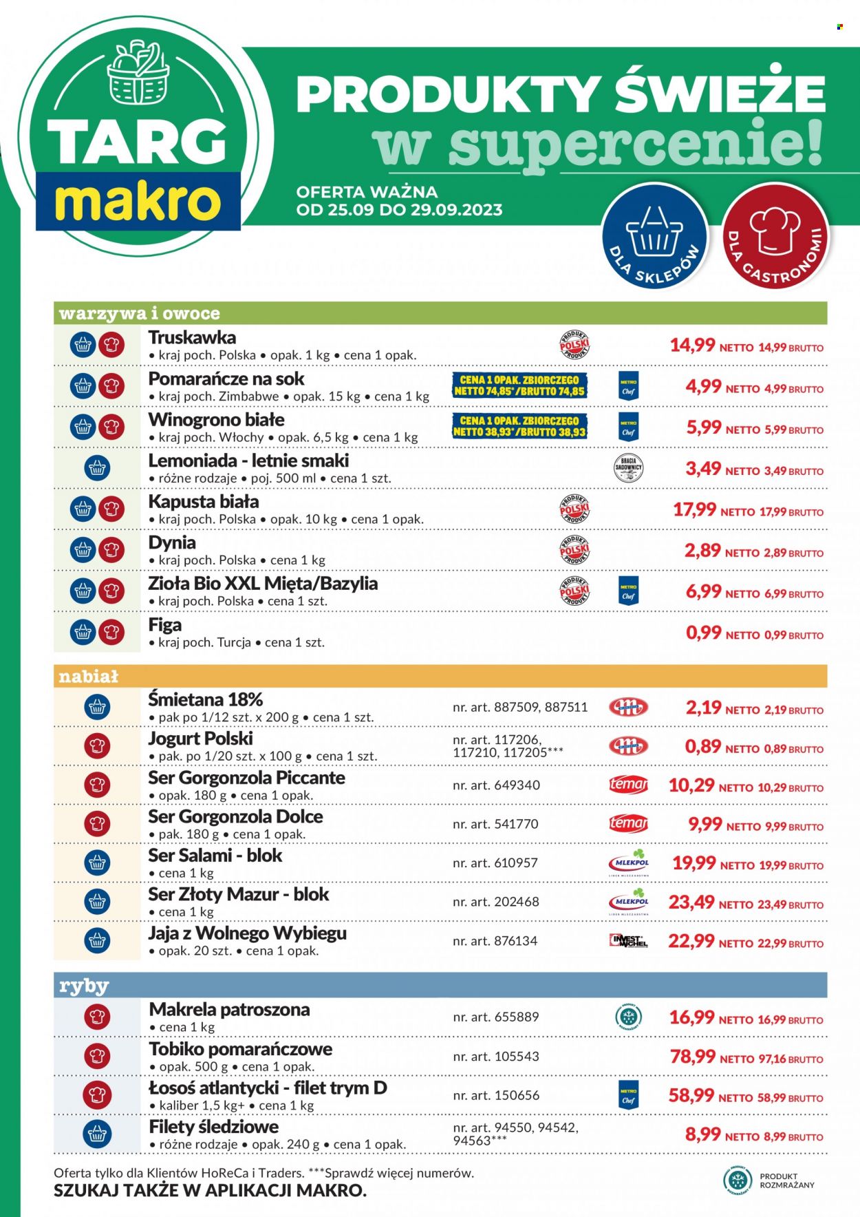 Gazetka Makro - 25.09.2023 - 29.09.2023. Strona 2