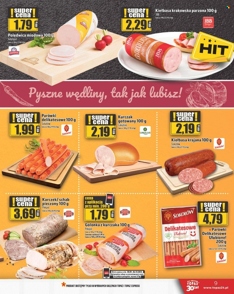 Gazetka Topaz - 28.09.2023 - 4.10.2023. Strona 9
