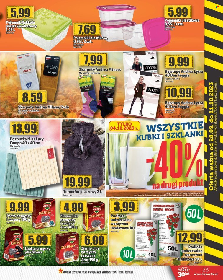 Gazetka Topaz - 28.09.2023 - 4.10.2023. Strona 23