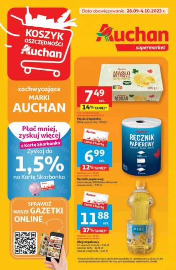 Gazetka Auchan - 28.09.2023 - 4.10.2023.