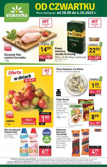 Gazetka Stokrotka Supermarket - 28.09.2023 - 4.10.2023.