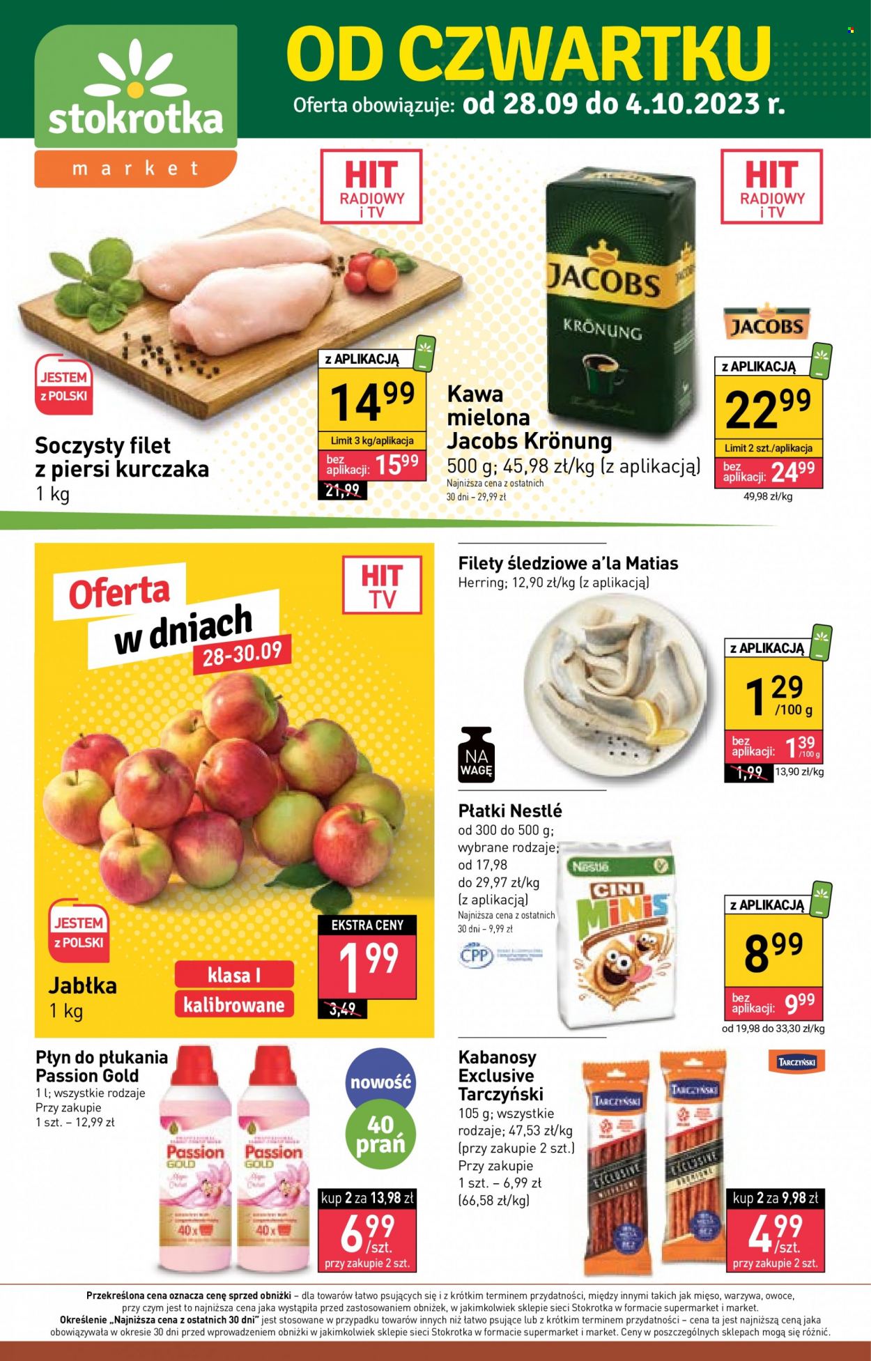 Gazetka Stokrotka Market - 28.09.2023 - 4.10.2023. Strona 1