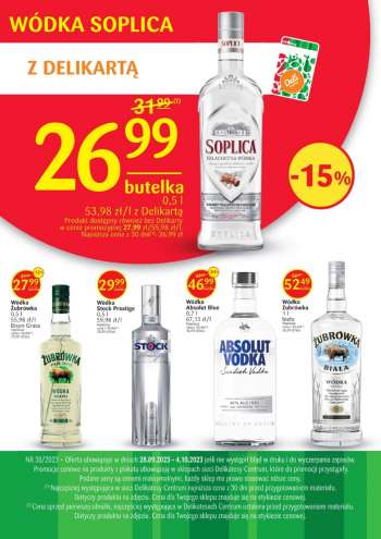 Gazetka Delikatesy Centrum - 28.09.2023 - 4.10.2023.