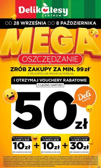 Gazetka Delikatesy Centrum - 28.09.2023 - 4.10.2023.