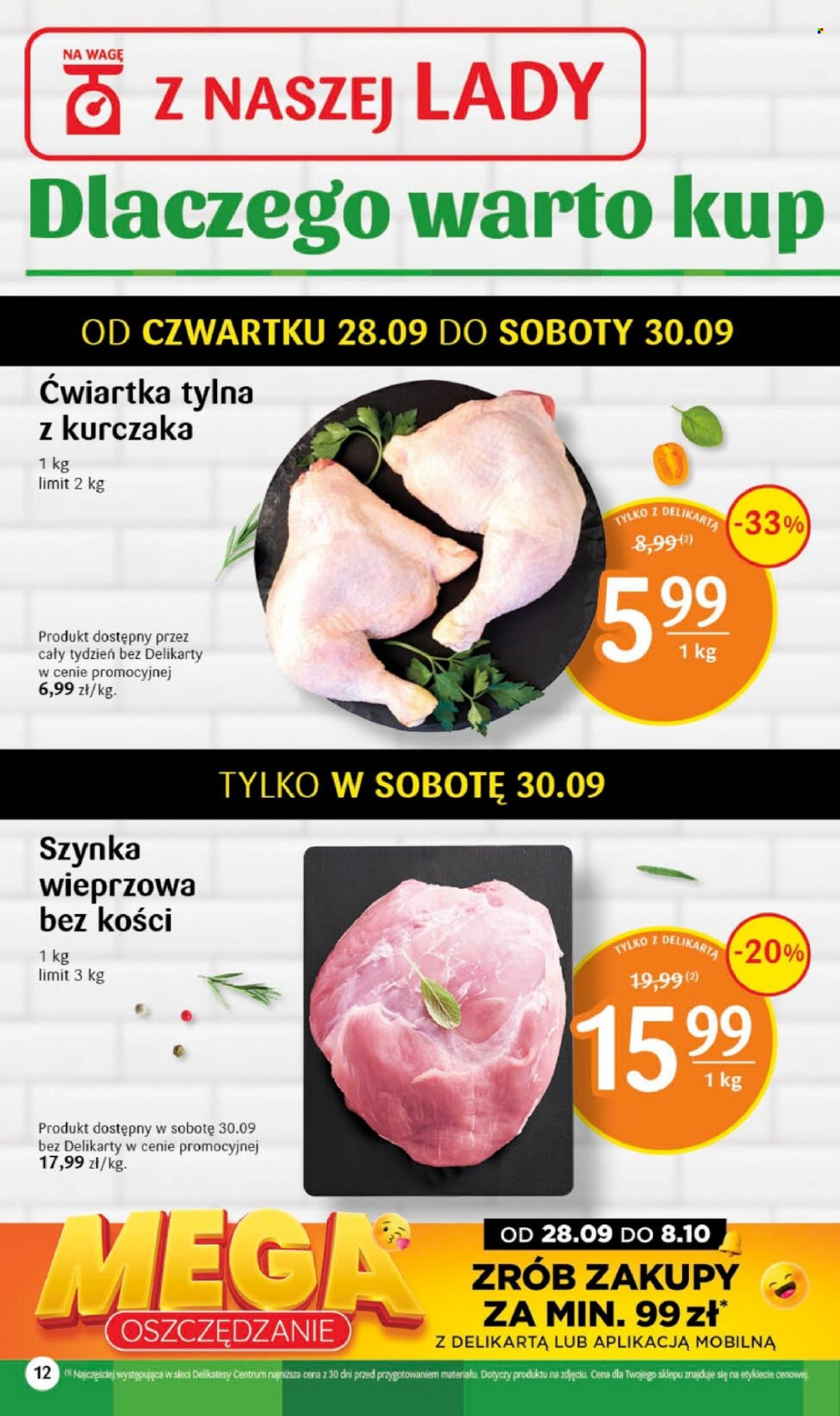 Gazetka Delikatesy Centrum - 28.09.2023 - 4.10.2023. Strona 12