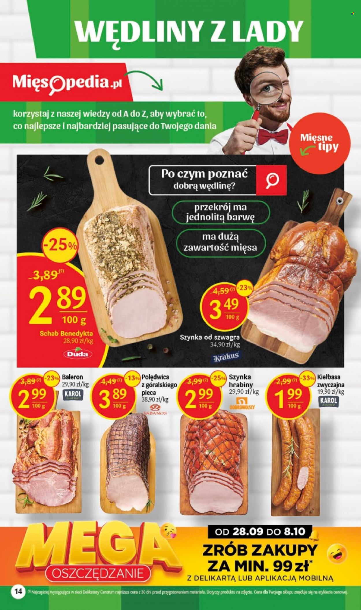 Gazetka Delikatesy Centrum - 28.09.2023 - 4.10.2023. Strona 14