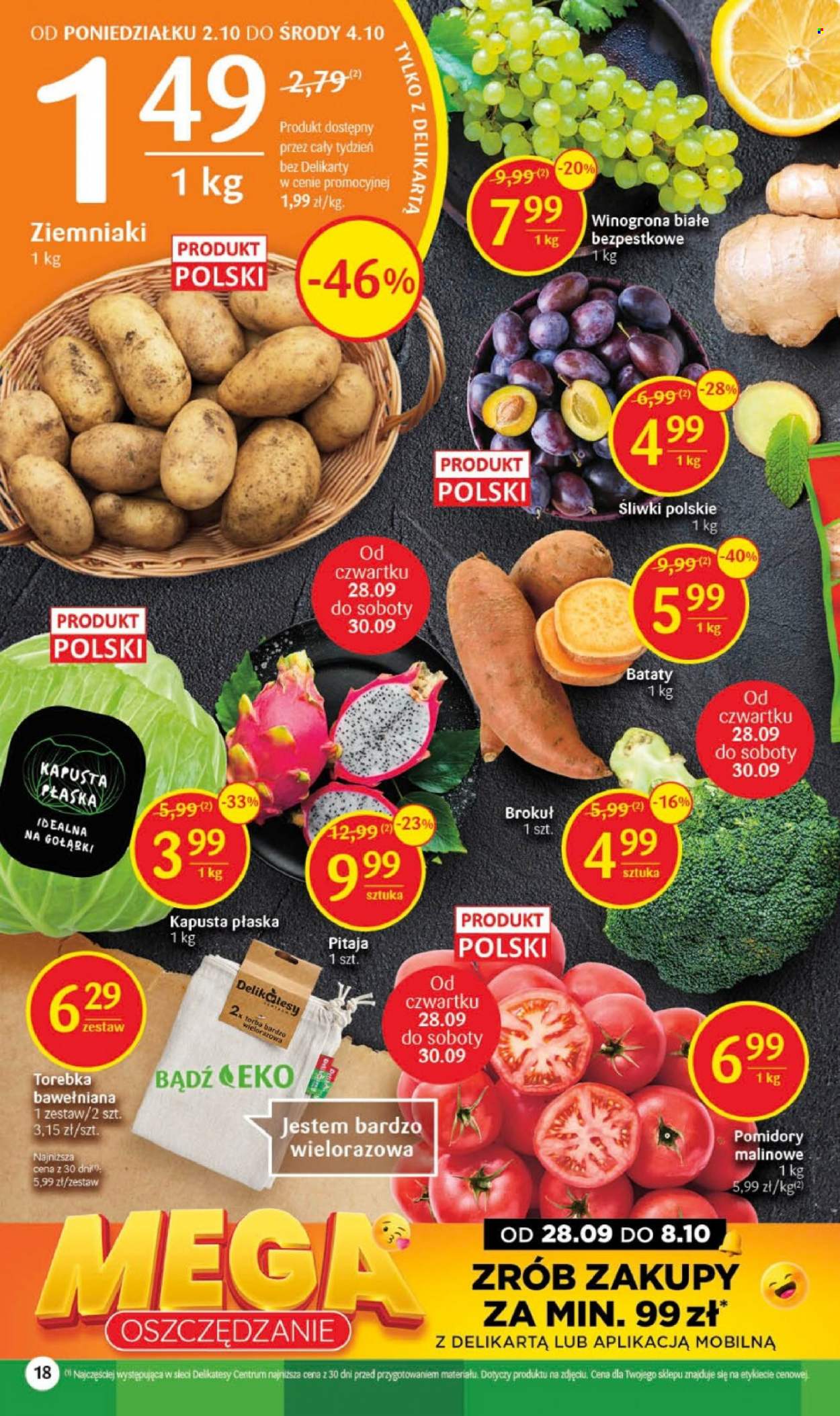 Gazetka Delikatesy Centrum - 28.09.2023 - 4.10.2023. Strona 18