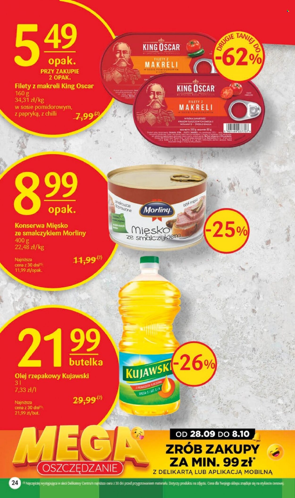 Gazetka Delikatesy Centrum - 28.09.2023 - 4.10.2023. Strona 24