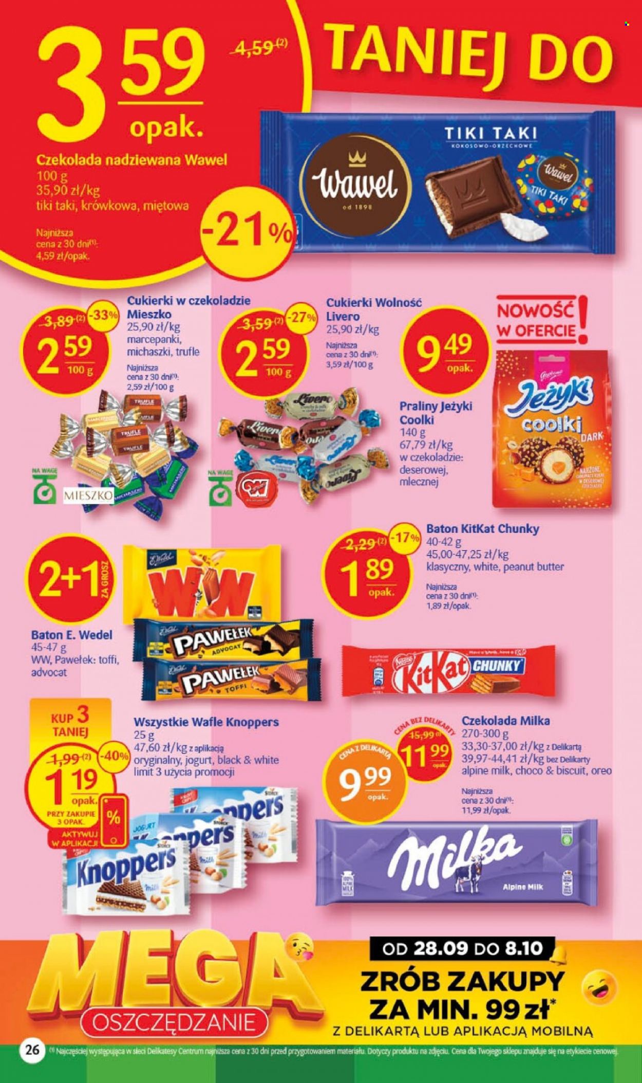 Gazetka Delikatesy Centrum - 28.09.2023 - 4.10.2023. Strona 26