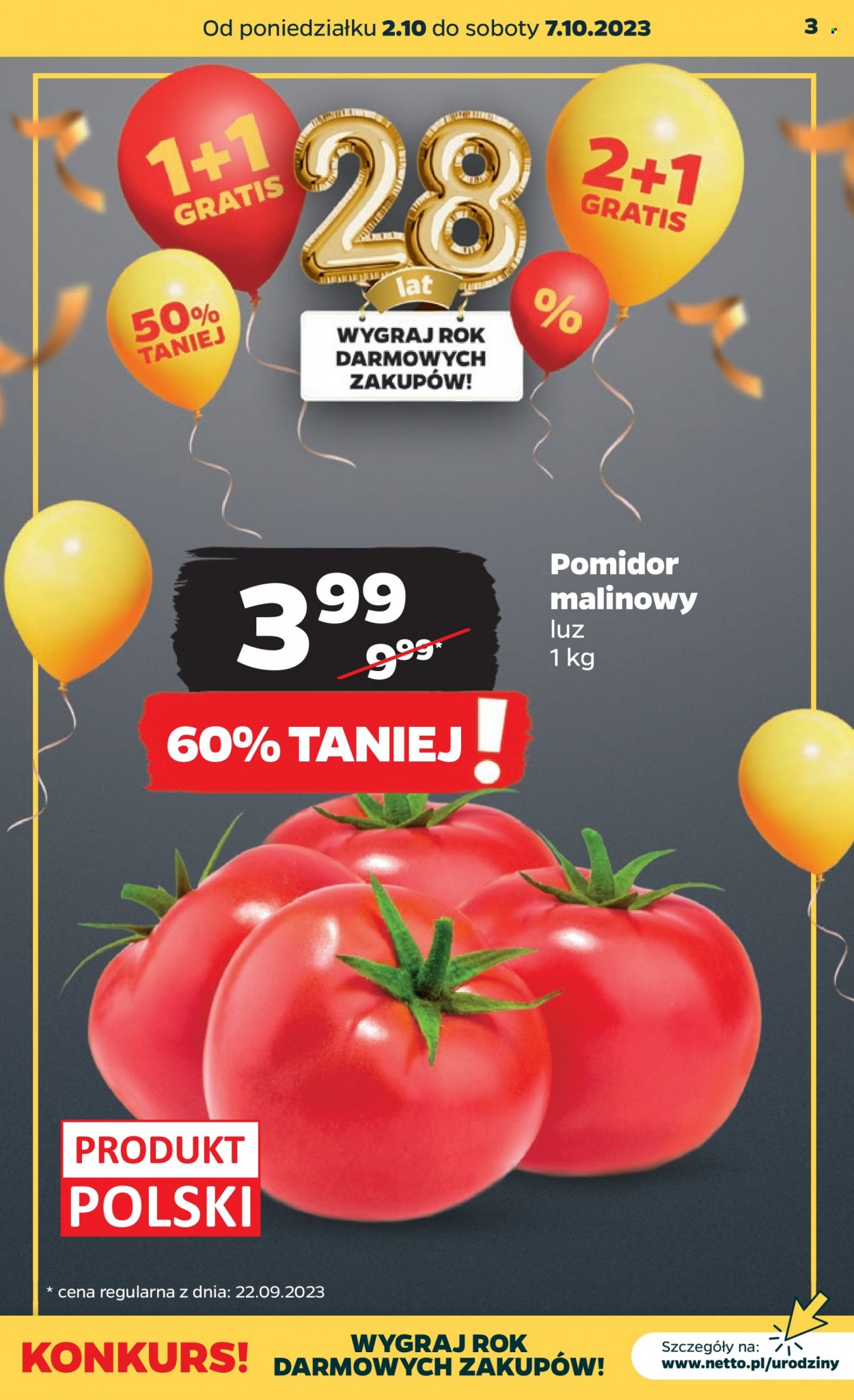 Gazetka Netto - 2.10.2023 - 7.10.2023. Strona 3
