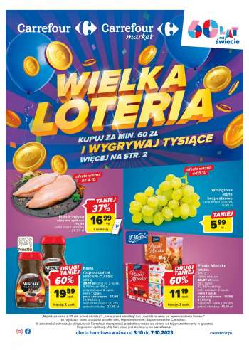 Leták Carrefour - 3.10.2023 - 7.10.2023.