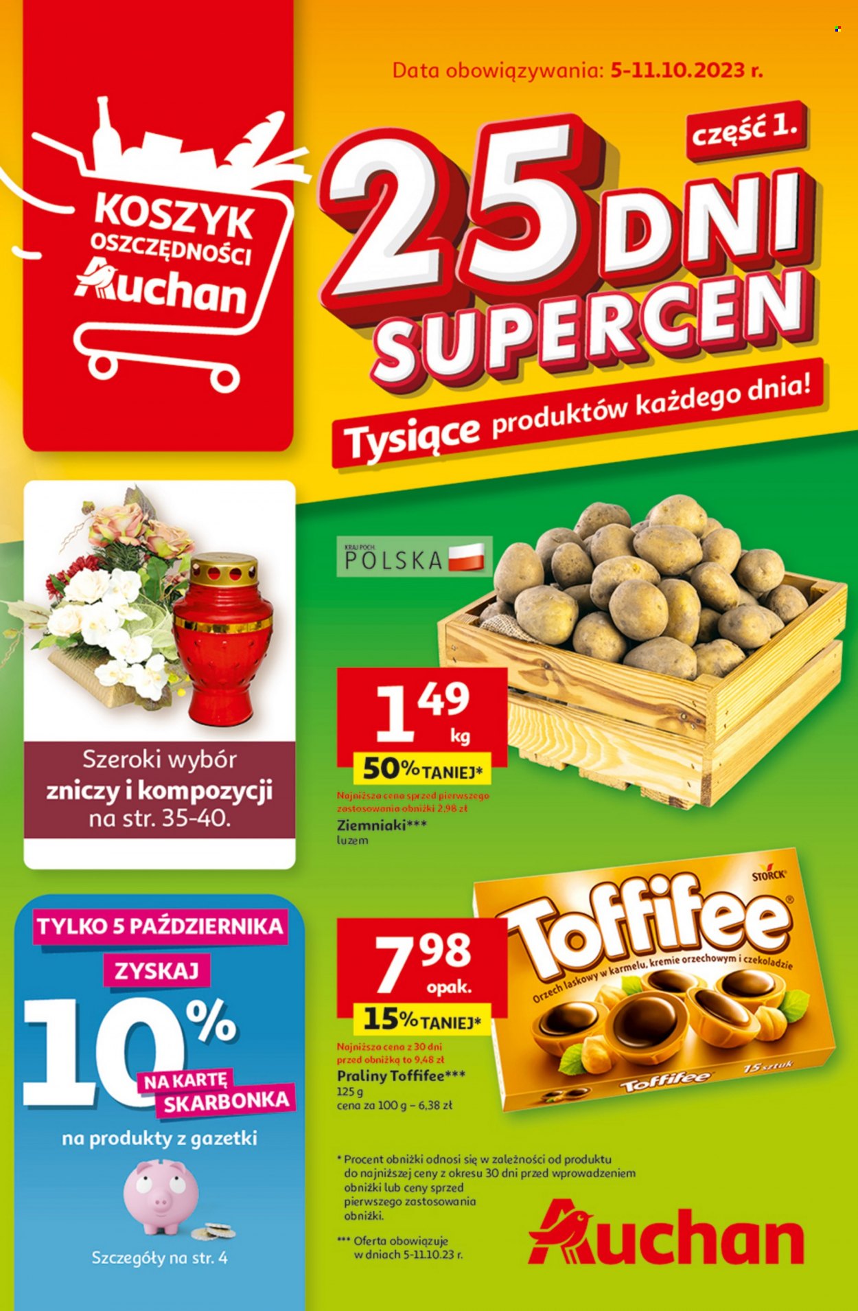 Gazetka Auchan - 5.10.2023 - 11.10.2023. Strona 1