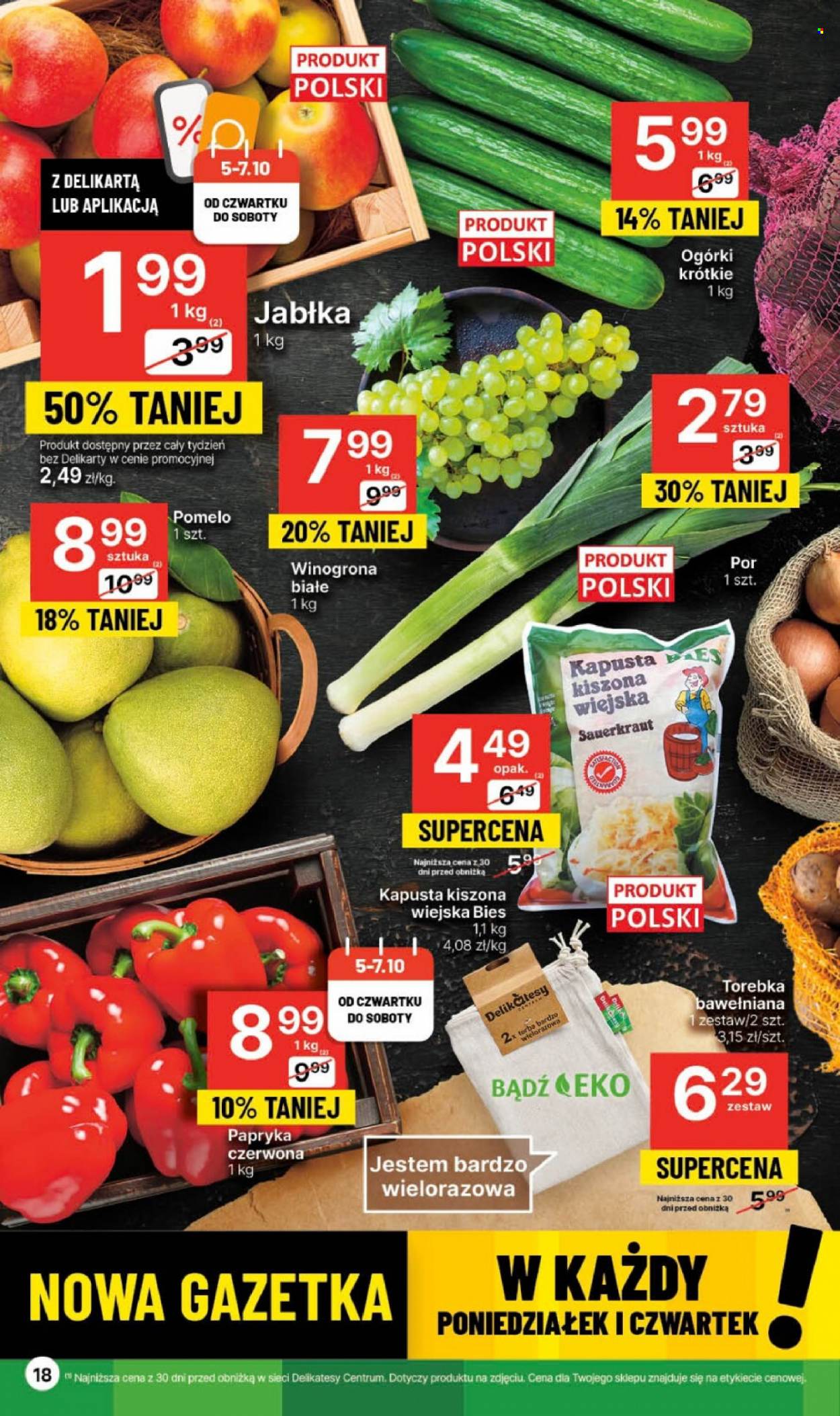Gazetka Delikatesy Centrum - 5.10.2023 - 11.10.2023. Strona 18