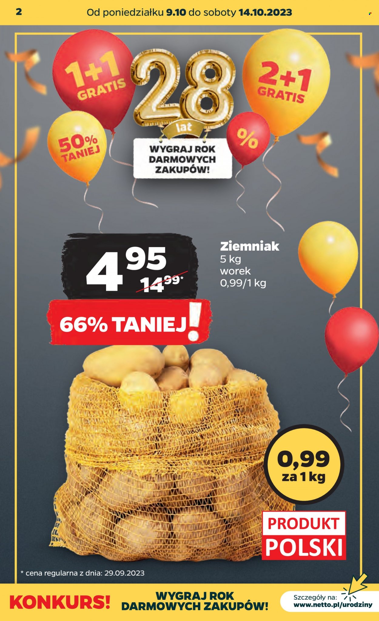 Gazetka Netto - 9.10.2023 - 14.10.2023. Strona 2