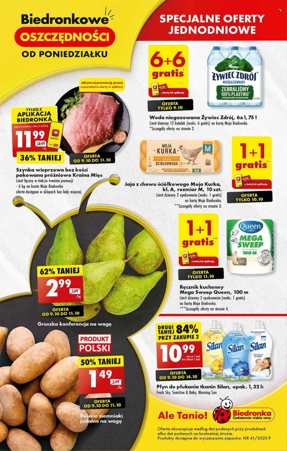 Gazetka Biedronka - 9.10.2023 - 14.10.2023. Strona 1