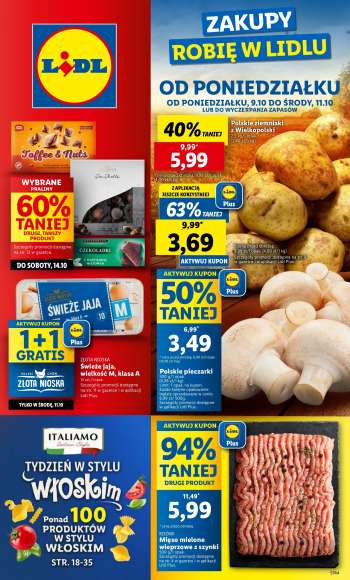 Gazetka Lidl - 9.10.2023 - 11.10.2023.