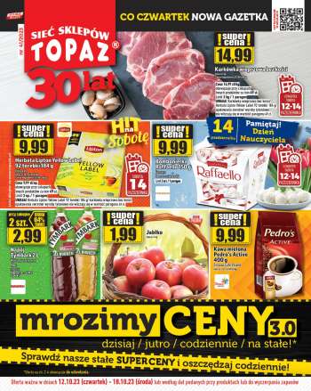 Gazetka Topaz - 12.10.2023 - 18.10.2023.