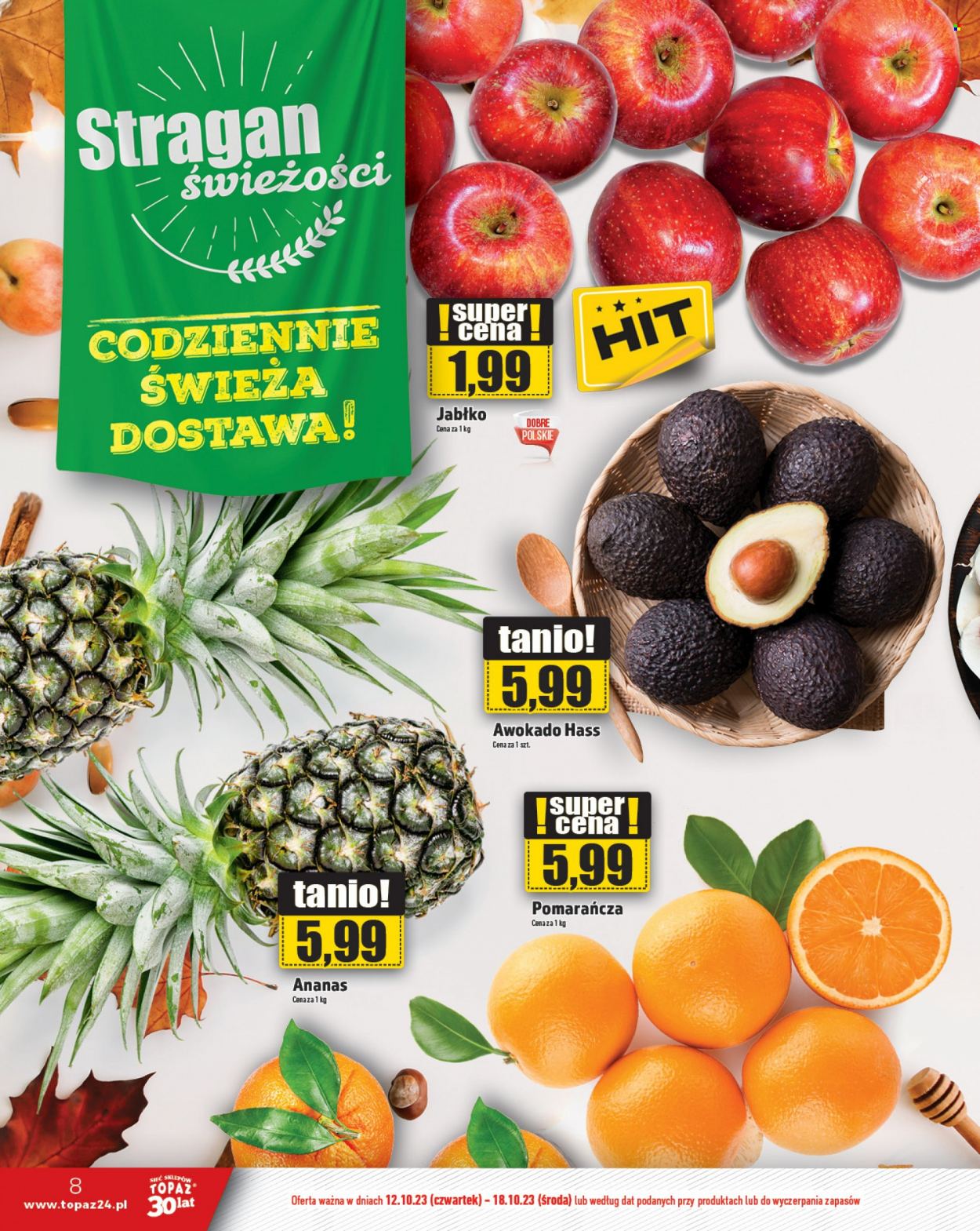 Gazetka Topaz - 12.10.2023 - 18.10.2023. Strona 8